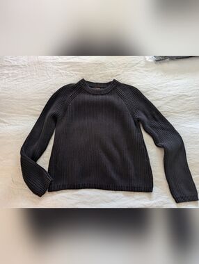 Quince Women's 100% Organic Cotton Fisherman Sweater NWOT Size Medium